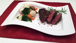 Rinderfilet vakuumgegart Sous Vide Sterneküche aus dem Thermomix [upl. by Secor]