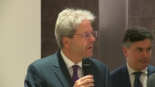 Gentiloni visita l’azienda Nuova Simonelli [upl. by Dira]