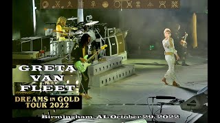 Greta Van Fleet  Dreams In Gold Tour 2022  BJCC Legacy Arena  Birmingham AL 10292022 [upl. by Thun]