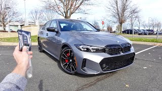 2024 BMW M340i Start Up Exhaust Walkaround Test Drive and Review [upl. by Limber]