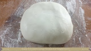 Easy fondant icing recipe for beginners [upl. by Van808]