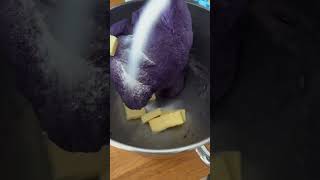 Ube Cheese Pandesal Dough from Scratch asmr [upl. by Oramlub]