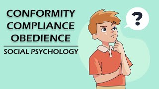 Conformity Compliance amp Obedience  Social Psychology [upl. by Nodnrb]