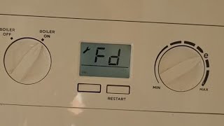 Fault finding ideal logic boiler with FD error code on display [upl. by Ayifa]