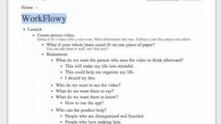 How to use WorkFlowy [upl. by Lochner]