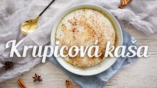 Krupicová kaša recept [upl. by Ettenirt]