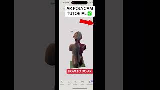 AR polycam tutorial photogrammetry [upl. by Naihr]