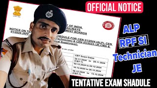 RPF Recruitment 2024  Sub inspector Tentative Exam Dates Constable Application Status 🔥 [upl. by Nolan61]