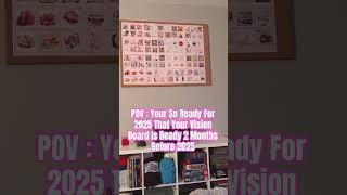 My Vision Board 2025 visionboard visionarymindset goalsetting [upl. by Coady234]