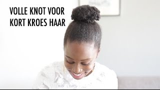 Zo krijg je een volle knot met kort haar [upl. by Vas739]