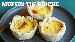 Muffin Tin Quiche with Sun Dried Tomato [upl. by Hashimoto574]