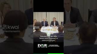 Silvio Santos visita Jair Bolsonaro no Palácio do Alvorada [upl. by Mensch]