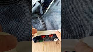 Hemming Jeans Quickly without Sewing [upl. by Anwad373]