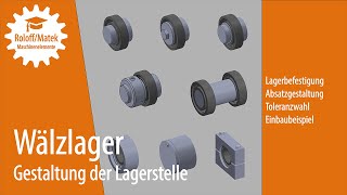 Wälzlager Gestaltung der Lagerstelle [upl. by Nirag38]