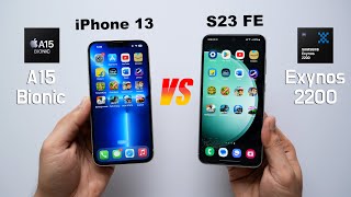 iPhone 13 vs S23 FE Speed amp Performance Test  S23 FE Gaming amp Heating HINDI [upl. by Dacia]