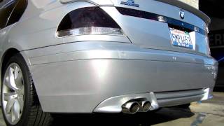 BMW 745i Custom Magnaflow Exhaust By European Vision Autoworks [upl. by Airetas]