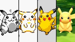 Evolution of Pikachu in Pokemon Games 19962019 [upl. by Etnwahs628]