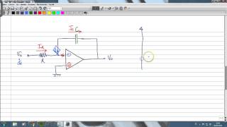 ElectroTutorial 434 Integrador Inversor 45  OpAmp [upl. by Anik118]