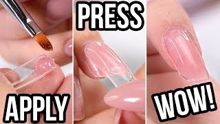 Easy PolyGel Nails Using Dual Forms [upl. by Nwahsaj]