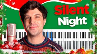 How To Play quotSilent Nightquot Piano TutorialChords for Singing [upl. by Bernie]