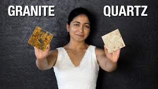 Granite vs Quartz Countertops  Everything you need to know [upl. by Pelligrini]