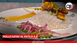 RECETA TAILANDÉS Pollo satay  Ají [upl. by Llerroj417]