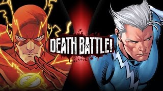 Flash VS Quicksilver Marvel VS DC  DEATH BATTLE [upl. by Ivette]