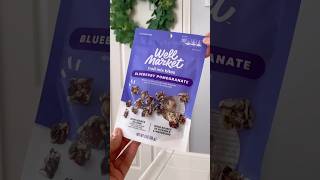 WELL MARKET TRAIL MIX BITES  BLUEBERRY POMEGRANATE AVAILABLE cvs [upl. by Coop565]