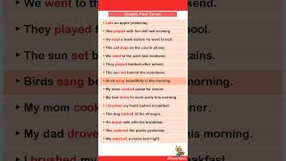 Simple Past Tense for Daily Use  English Grammar Simplified english learnenglish [upl. by Endor]