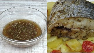 CONDIMENTO O ADOBO PARA HACER PESCADO AL HORNO te sorprenderás Fácil y Rápido🐟FISH SEASONING [upl. by Gausman286]