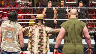 The Shield meet The Wyatt Family Raw Feb 10 2014 [upl. by Nylodnarb]