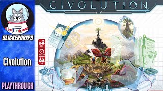 Civolution  Solo Playthrough  Essen Spiel 2024 [upl. by Eiramnna]