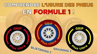 BLISTERING GRAINING COMPRENDRE LUSURE DES PNEUS EN FORMULE 1 [upl. by Frame]