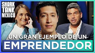 ¡Un gran emprendedor con tan solo 21 años  Shark Tank México [upl. by Polak]