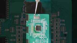 Solder for beginner  How to solder  Soldering tutorial  Solder a crystal oscillator [upl. by Iggam]