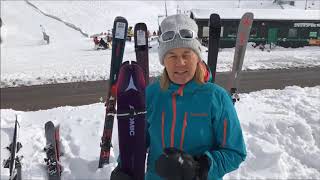 Atomic Backland 85 W  2018 Ski review [upl. by Osnofedli725]