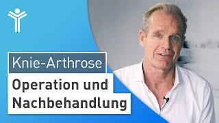 KnieArthrose OP  Operation Nachbehandlung und wie es mit Knieprothese weitergeht [upl. by Gati779]