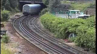 london wandsworth road ews rail freight br class 56s 25 6 1998 [upl. by Asirram]