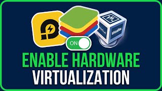 HOW TO TURN ON HARDWARE VIRTUALIZATION WINDOWS  How to Enable Hardware Virtualization PC [upl. by Inattyrb]