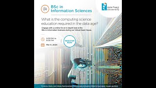 BSc Information Sciences  Faculty Webinar  6th March [upl. by Pytlik]