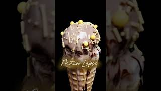 The EASIEST Way to Make the Perfect Waffle Cone Ice Cream satisfying trending icecream [upl. by Enitsenre]