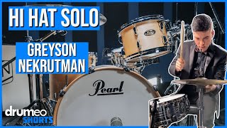 Hihat solo ft Greyson Nekrutman shorts [upl. by Zumwalt]