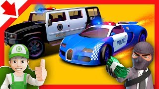 Police car race for kids Police cooper Police Car Cartoon Police Car for children Policeman car [upl. by Adnirak358]