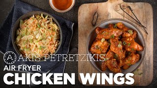 Air Fryer Chicken Wings  Akis Petretzikis [upl. by Phia236]