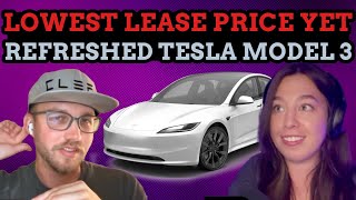 Tesla Model 3 Lease Hits Lowest Price Yet Should We Get One [upl. by Dadinirt590]