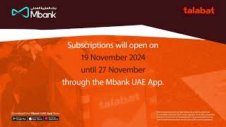 Subscribe in Talabat UAE Public offering through the Mbank UAE app [upl. by Blondy]