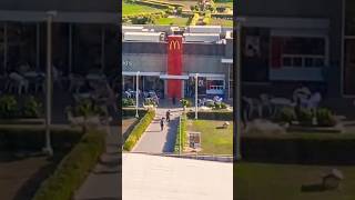 Airview of McDonalds at karachi airport [upl. by Anilehcim735]