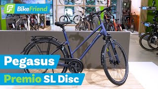 Pegasus Premio SL Disc  BikeFriend Productvideo [upl. by Icrad]