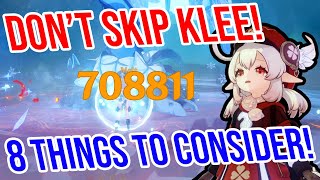 8 THINGS TO CONSIDER FOR KLEES RERUN BANNER [upl. by Meenen]