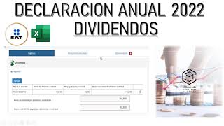 DECLARACIÓN ANUAL DIVIDENDOS 2022 [upl. by Nwahsyd]